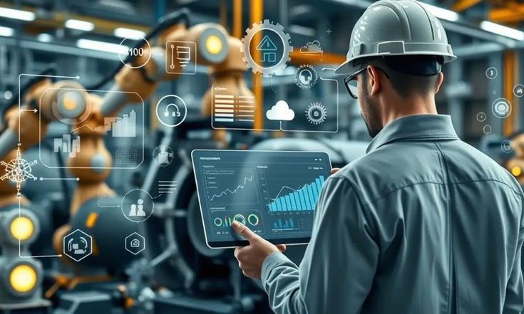 Integrasi Sensor IoT &amp; Pelaporan Digital Industri